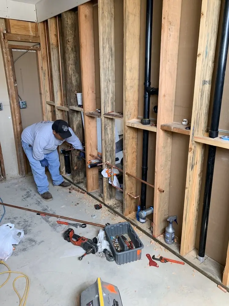Commercial rough-in plumbing for Gas Line Repair in McIntosh Corner